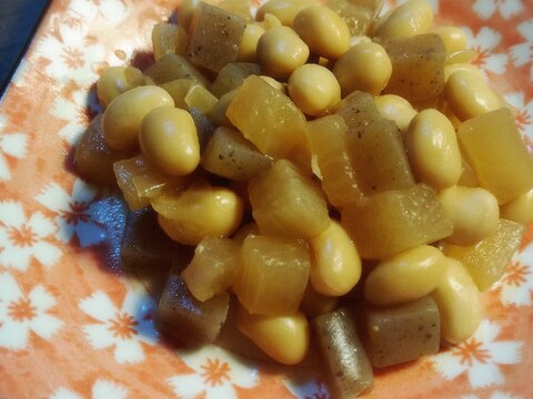 簡単♪ヘルシー♪大根&大豆の煮物